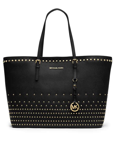 michael kors leather tote bag price|Michael Kors medium tote bags.